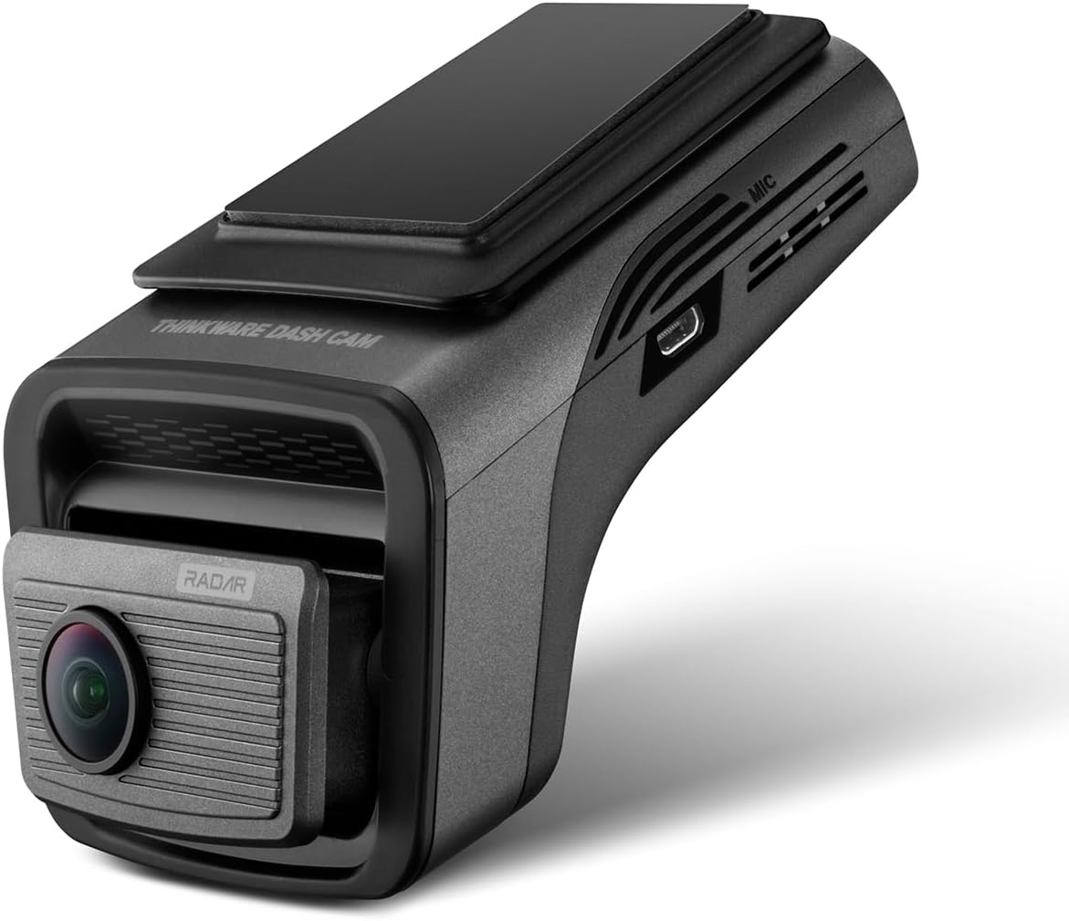 Thinkware U3000 PRO Dash Cam - 4K UHD 2160p Front Car Camera - Built-in GPS, Super Night Vision 4.0, Hardwire Lead For Battery Safe Radar Parking Mode - 64GB SDCard - Android/iOS App